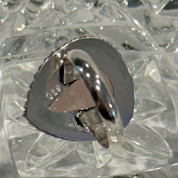 🆕 Genuine Rose Quartz Ring in 925 Sterling Silver – Size 7 🆕 - Picture 6 of 9